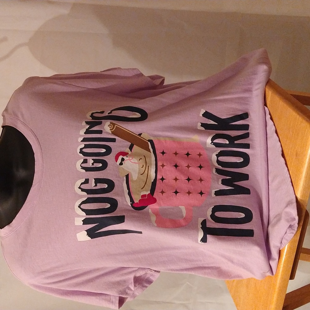 Ladies t-shirt by Old Navy size extra large nog going to work logo